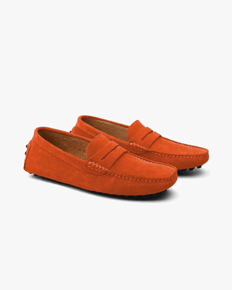 Suede Driver Loafers - Belfaire & Co.