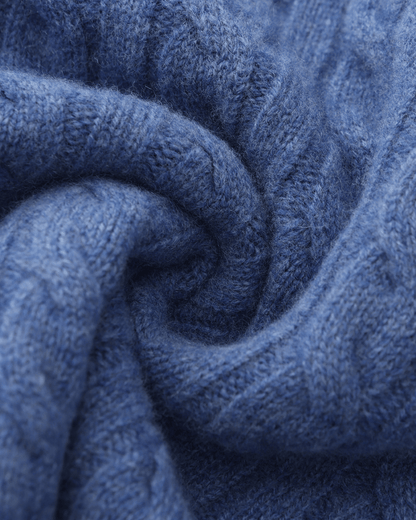 100% Cashmere Woven Half Zip - Belfaire & Co.