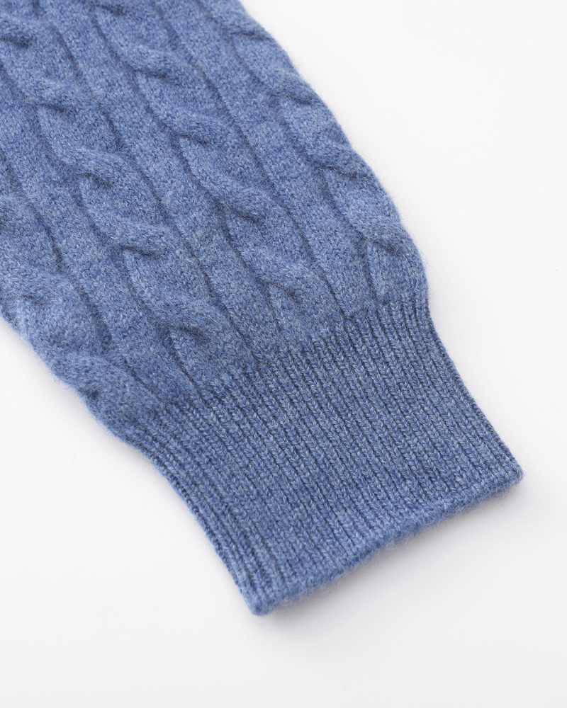 100% Cashmere Woven Half Zip - Belfaire & Co.