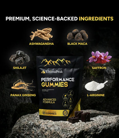 PERFOMANCE GUMIES. your 6-in-1 support.