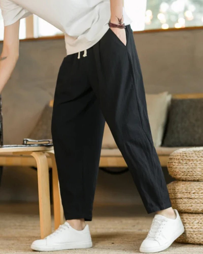Cancun Cotton Pantalon - Belfaire & Co.