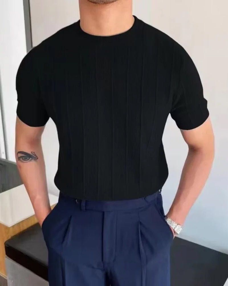Cannes Ribbed T-Shirt - Belfaire & Co.