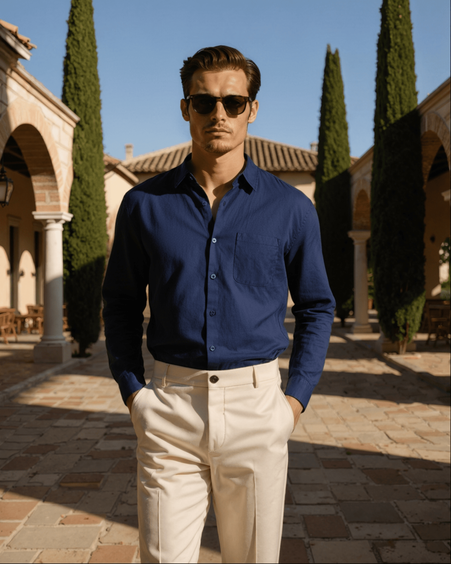 Cape Town - 100% Linen Shirt - Belfaire & Co.