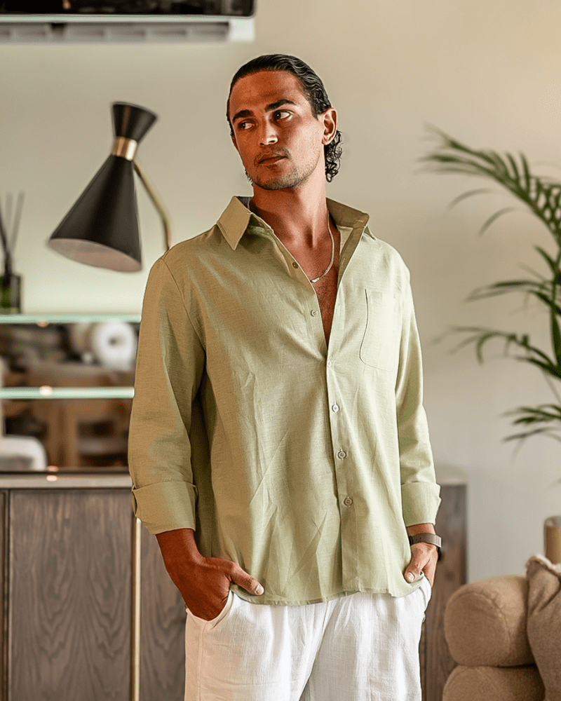Cape Town - 100% Linen Shirt - Belfaire & Co.