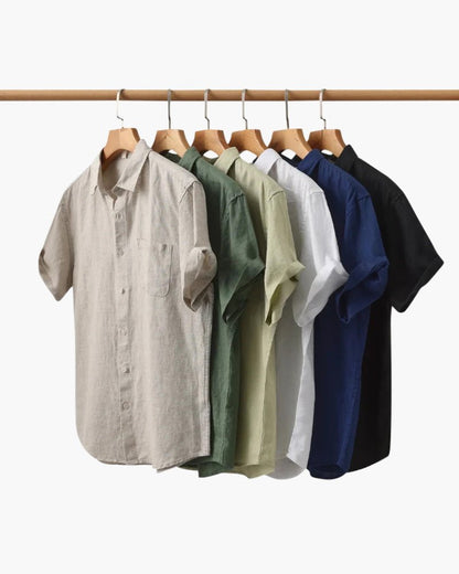Cape Town - Linen Shirt (Shortsleeve) - Belfaire & Co.