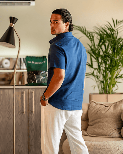 Cape Town - Linen Shirt (Shortsleeve) - Belfaire & Co.