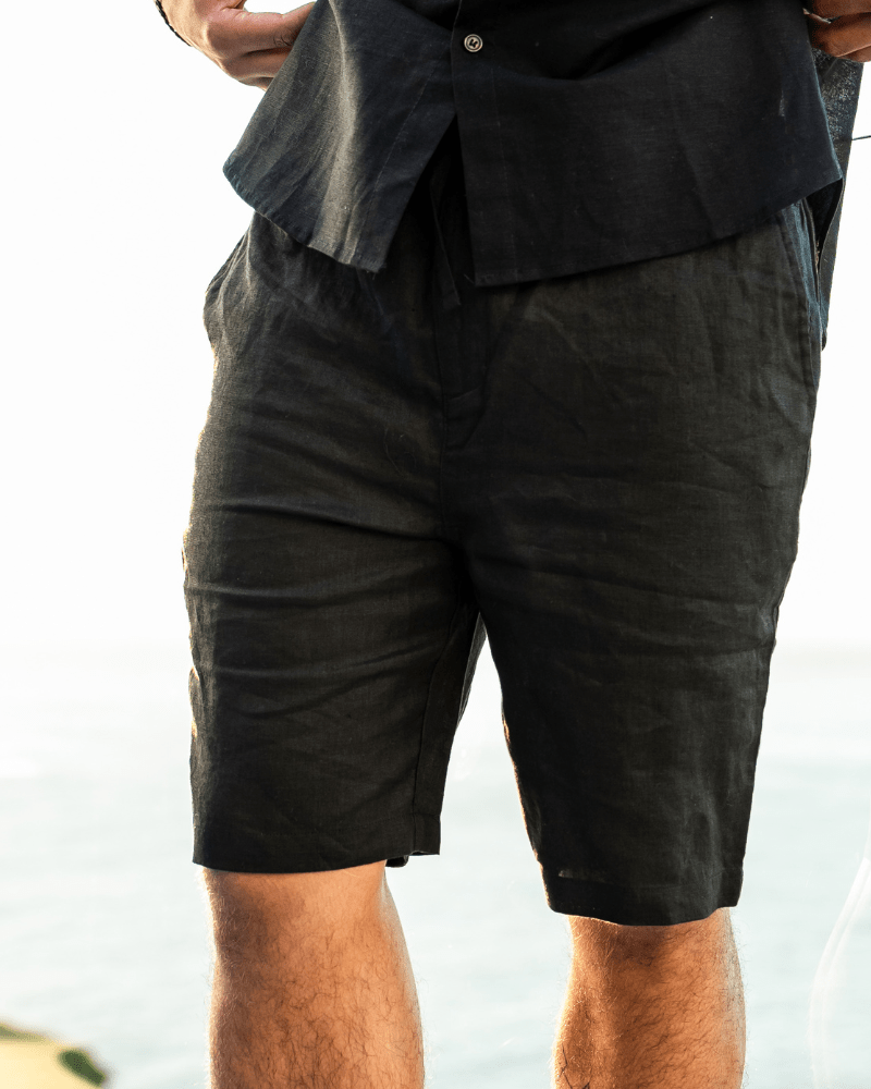 Casablanca - Premium Linen Shorts - Belfaire & Co.