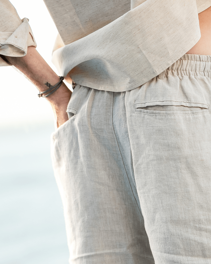 Casablanca - Premium Linen Shorts - Belfaire & Co.