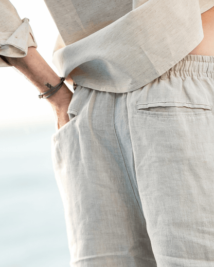 Casablanca - Premium Linen Shorts - Belfaire & Co.