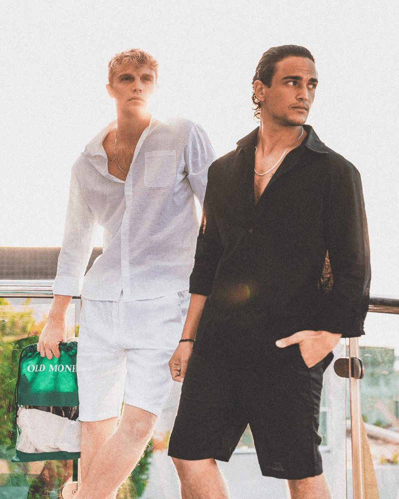 Casablanca - Premium Linen Shorts - Belfaire & Co.
