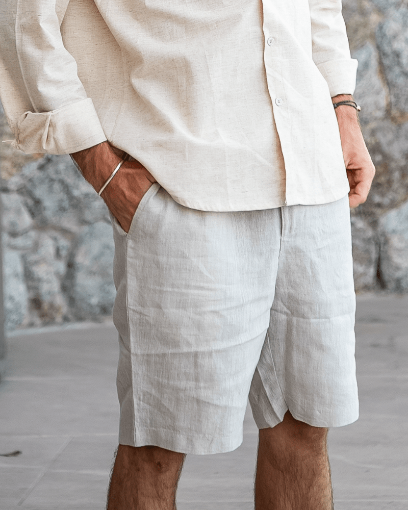 Casablanca - Premium Linen Shorts - Belfaire & Co.