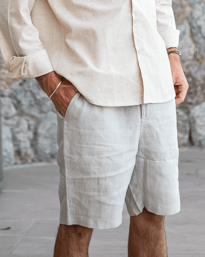 Casablanca - Premium Linen Shorts - Belfaire & Co.