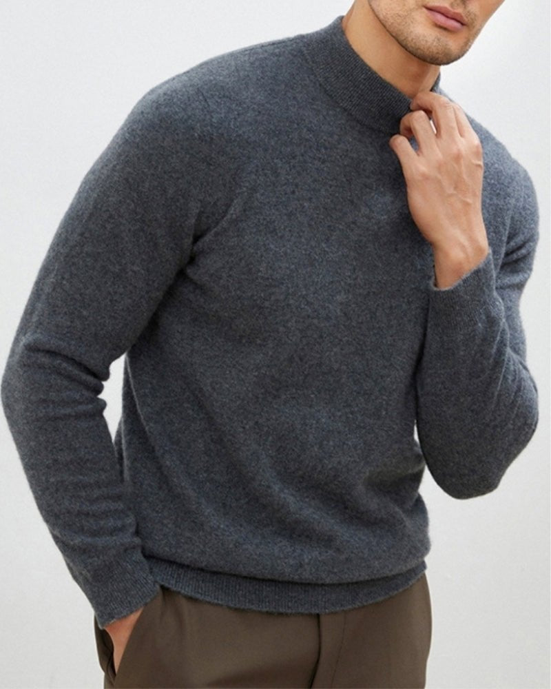 Cashmere Wool Turtleneck - Belfaire & Co.