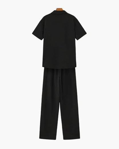 Cotton Polo & Pantalon Set - Belfaire & Co.