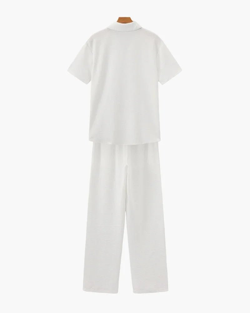 Cotton Polo & Pantalon Set - Belfaire & Co.