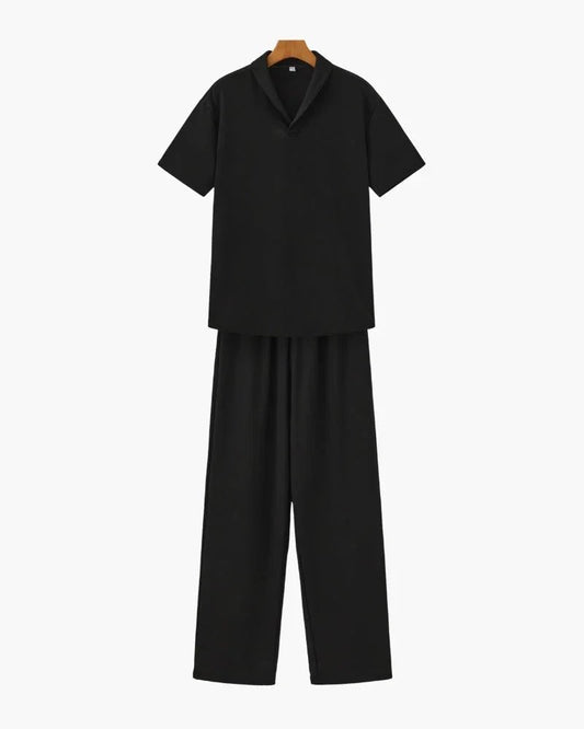 Cotton Polo & Pantalon Set - Belfaire & Co.