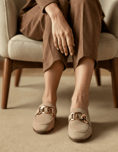 Duchess Loafers Suede - Belfaire & Co.