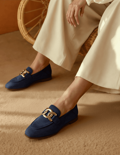 Duchess Loafers Suede - Belfaire & Co.