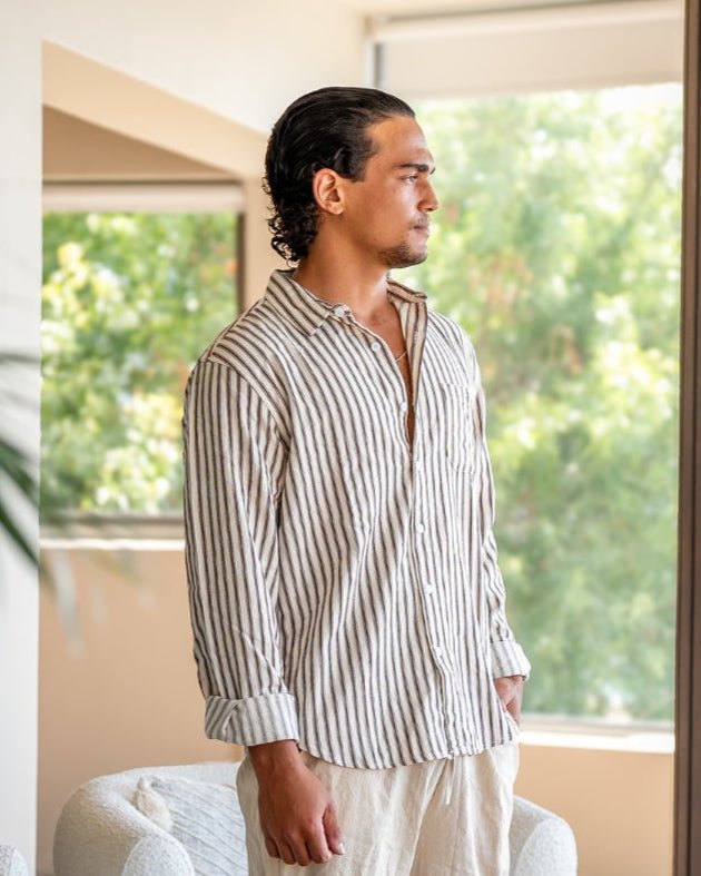 Gentlemen's Striped Shirt - Belfaire & Co.