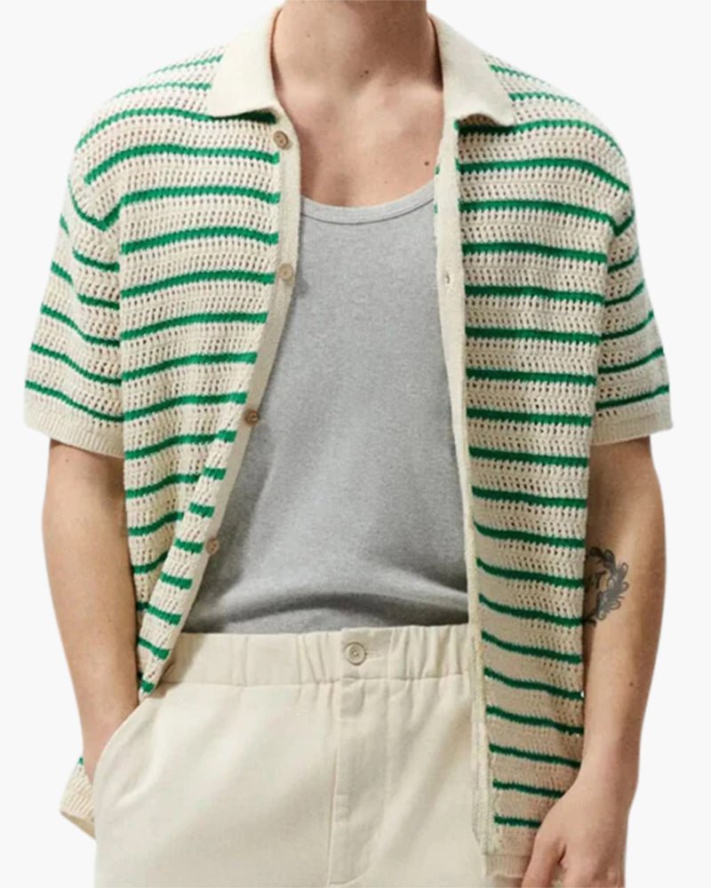 Marbella - Knitted Button Shirt - Belfaire & Co.