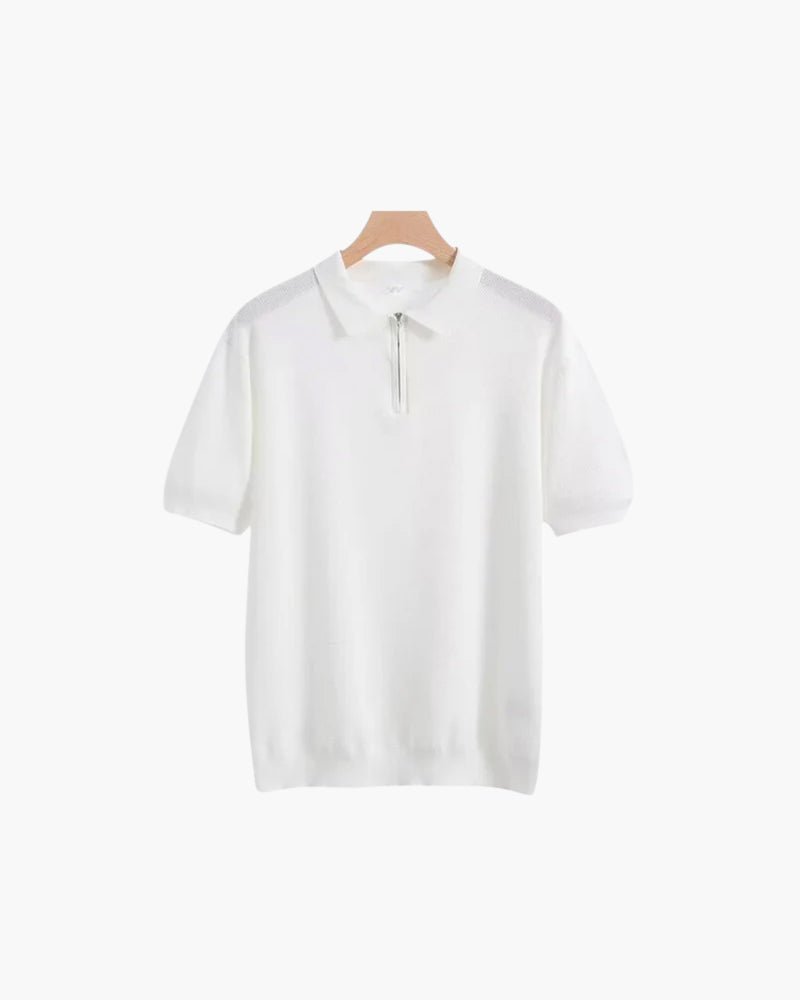 Marbella Zip Up Polo - Belfaire & Co.