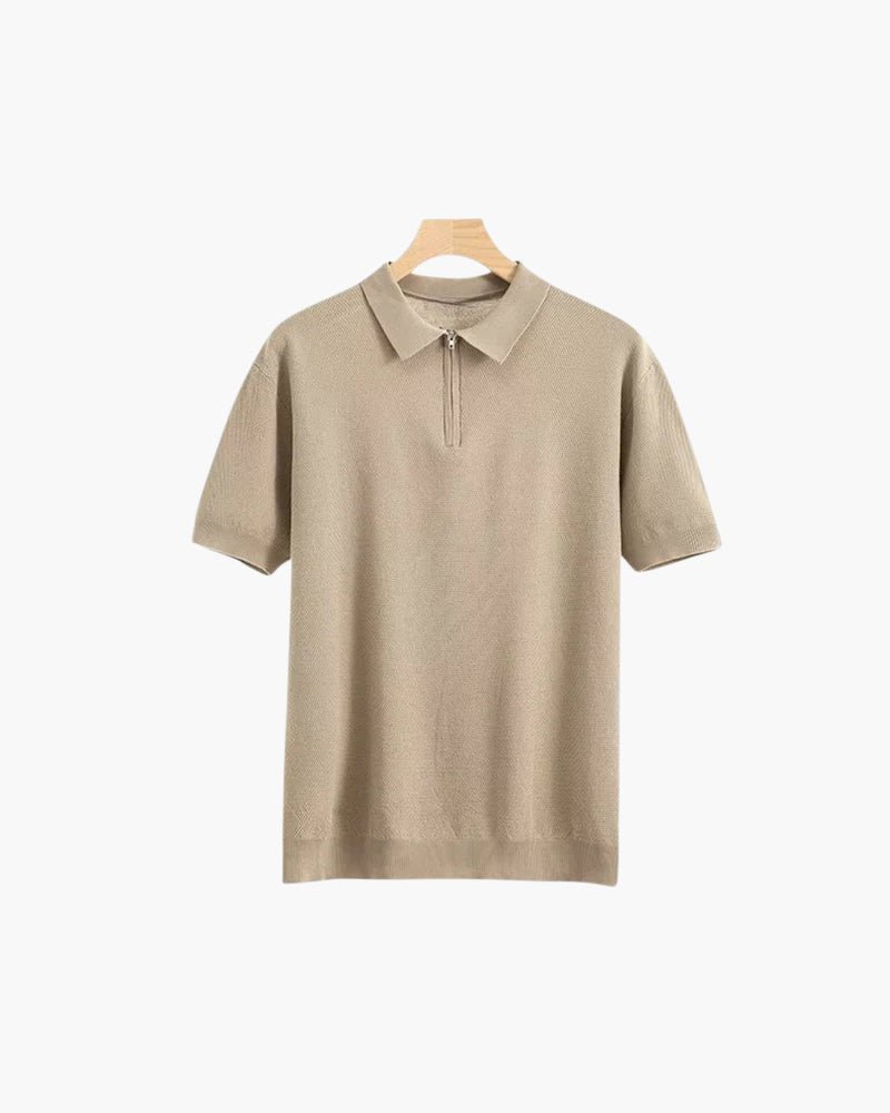 Marbella Zip Up Polo - Belfaire & Co.