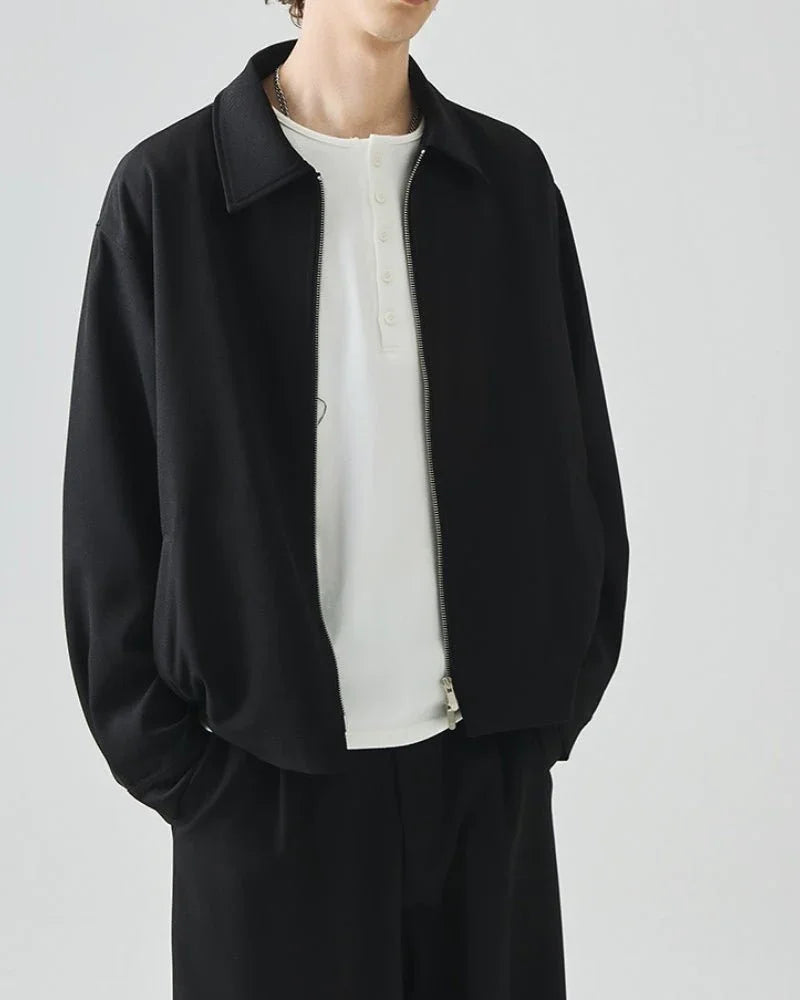 Minimalist Zip Jacket - Belfaire & Co.