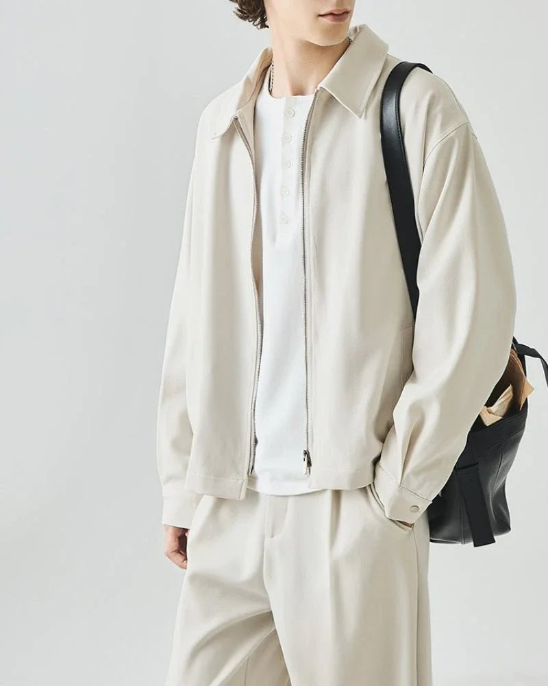 Minimalist Zip Jacket - Belfaire & Co.