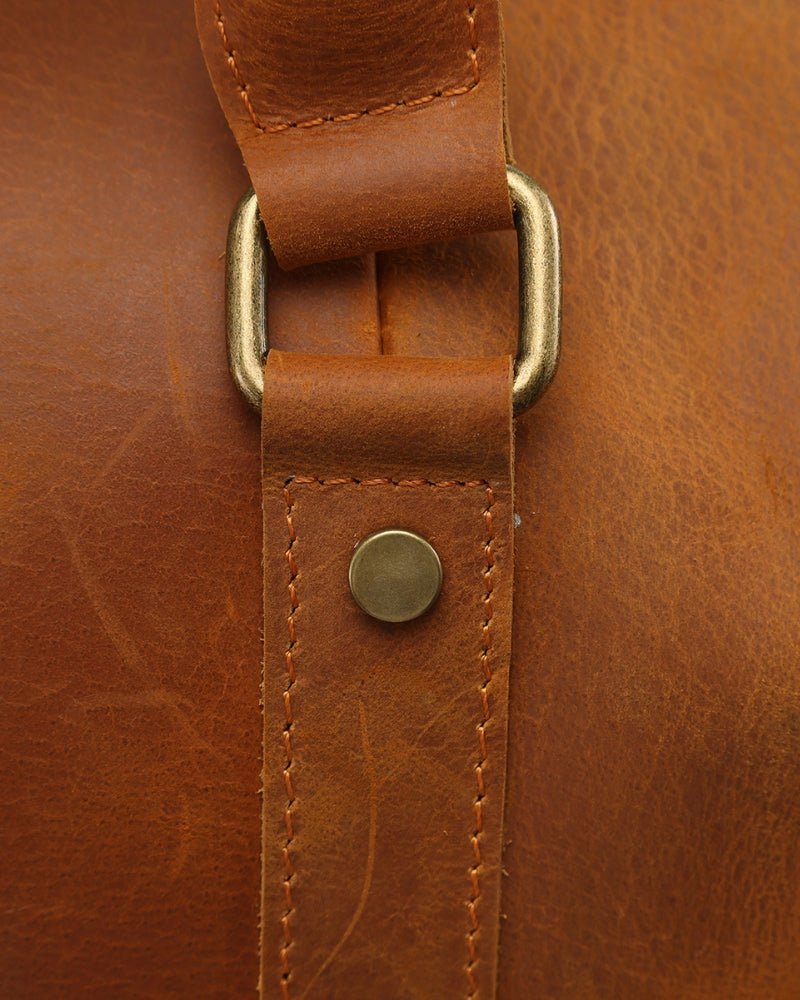 Montague Leather Duffle - Belfaire & Co.