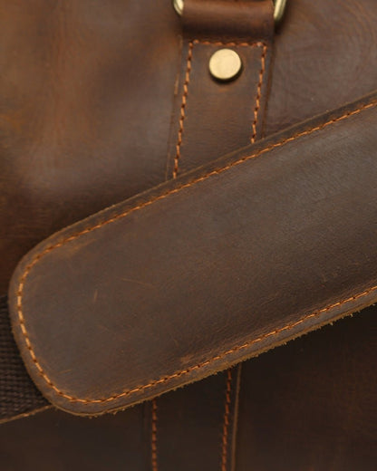 Montague Leather Duffle - Belfaire & Co.