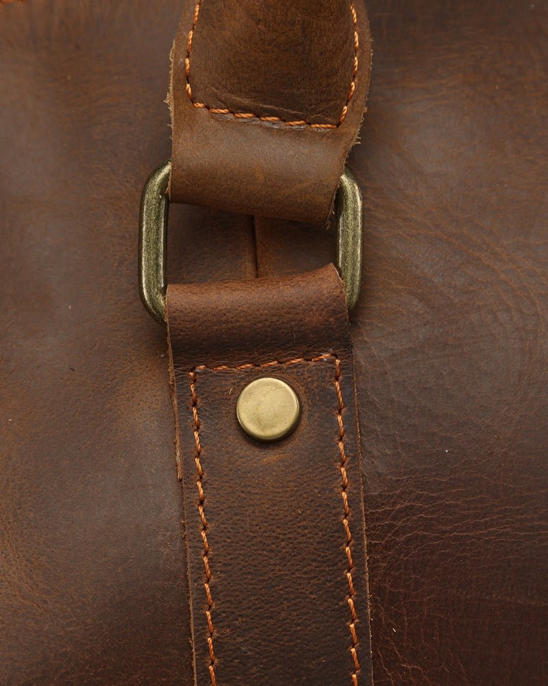Montague Leather Duffle - Belfaire & Co.