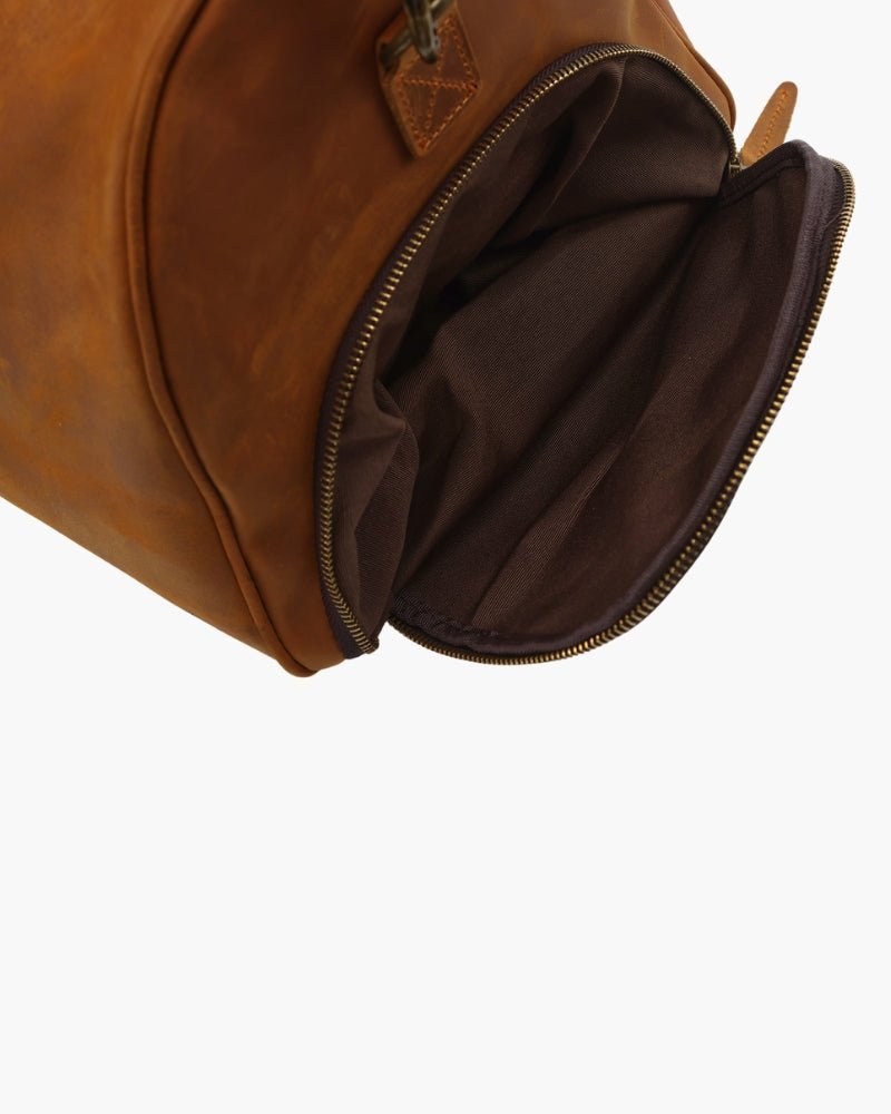 Montague Leather Duffle - Belfaire & Co.