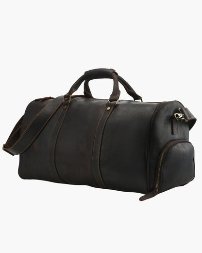 Montague Leather Duffle - Belfaire & Co.
