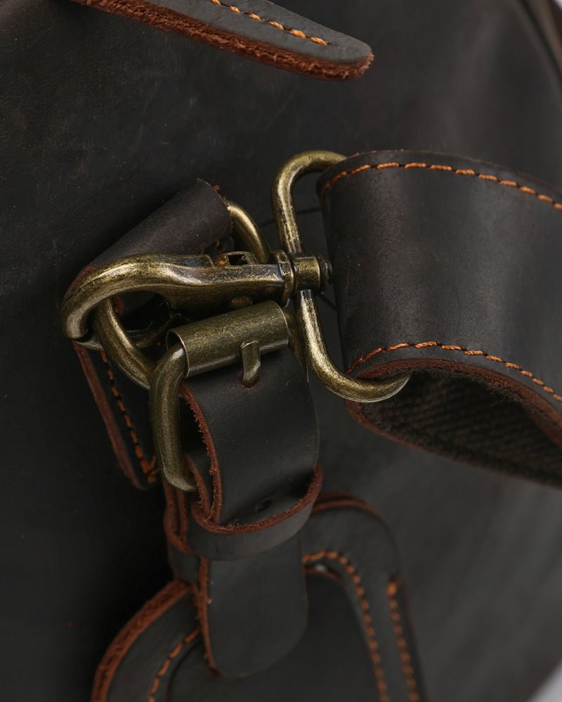 Montague Leather Duffle - Belfaire & Co.
