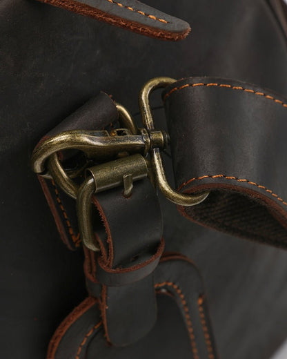 Montague Leather Duffle - Belfaire & Co.