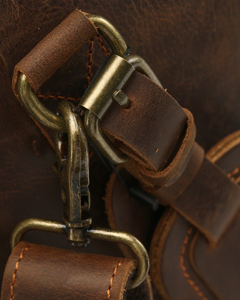 Montague Leather Duffle - Belfaire & Co.