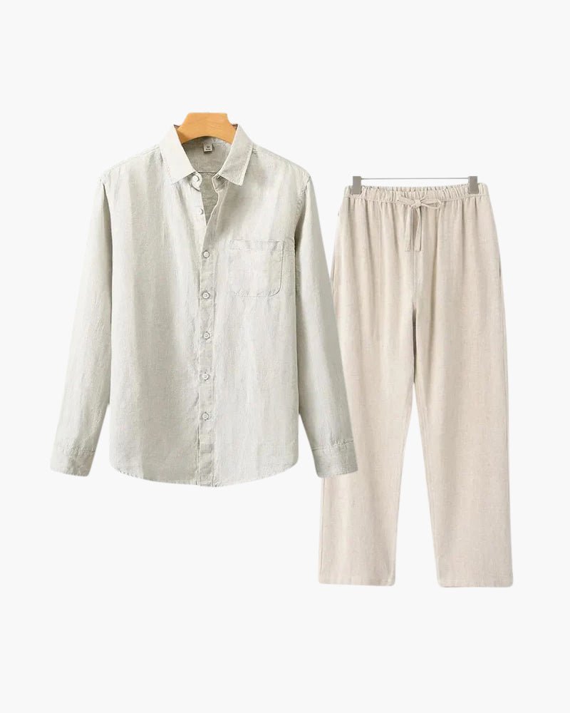 Old Money Linen Combo (Longsleeve) - Belfaire & Co.