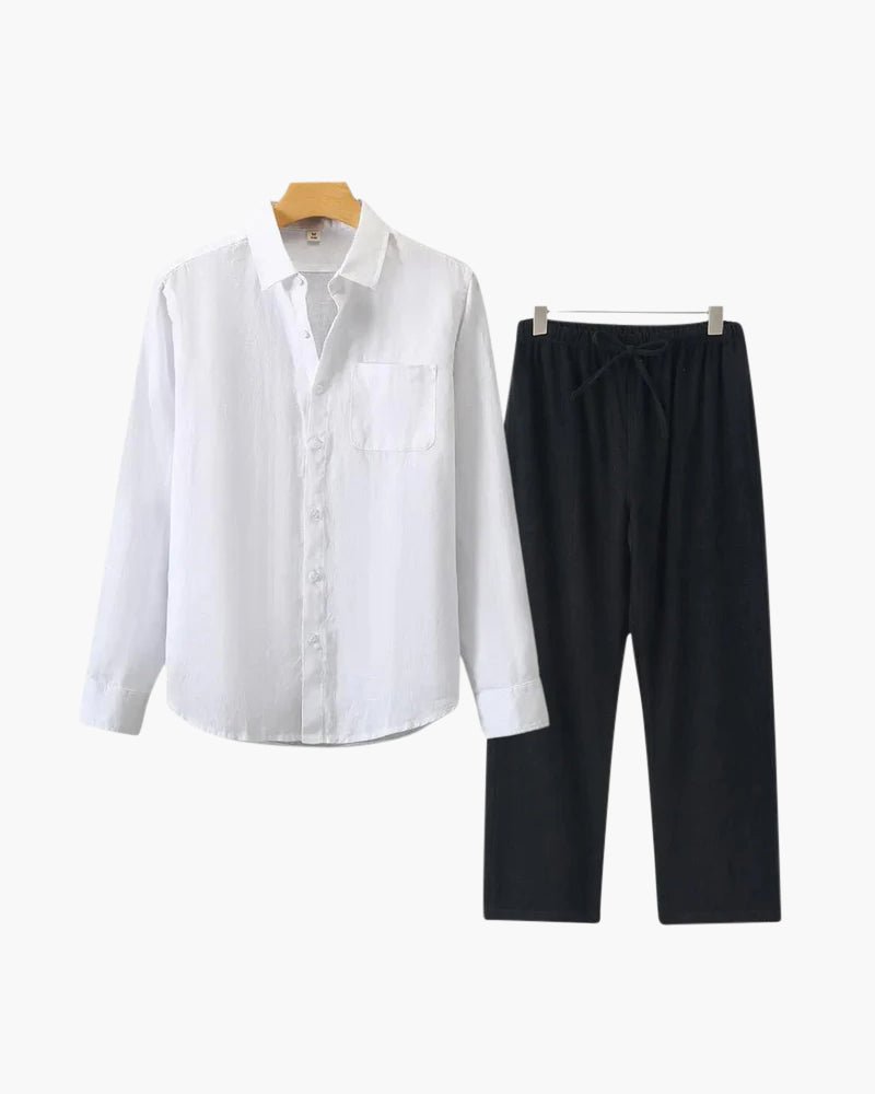 Old Money Linen Combo (Longsleeve) - Belfaire & Co.