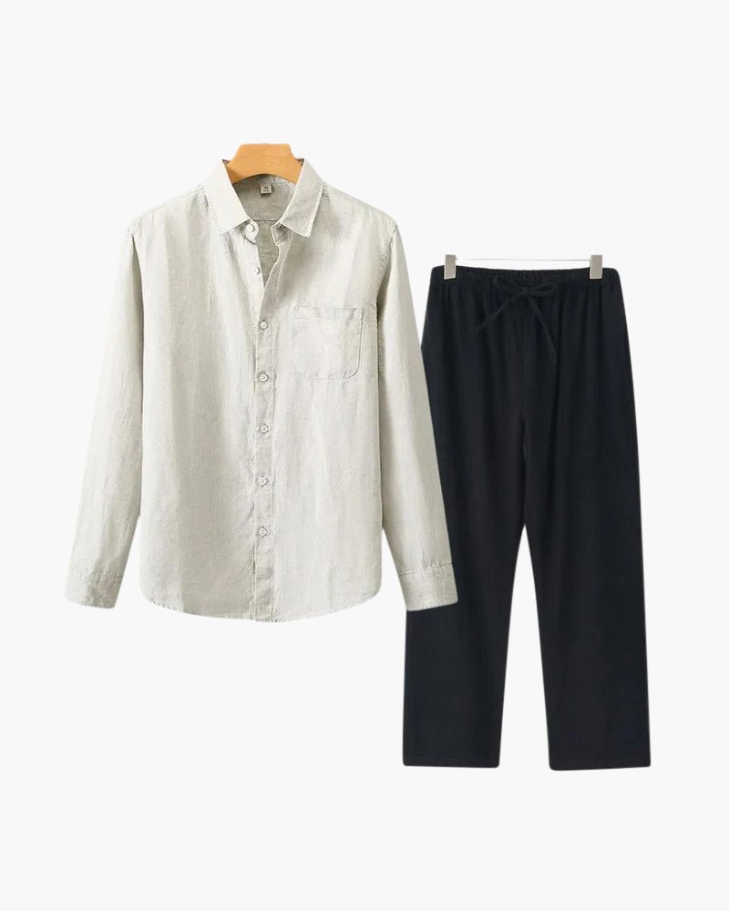 Old Money Linen Combo (Longsleeve) - Belfaire & Co.