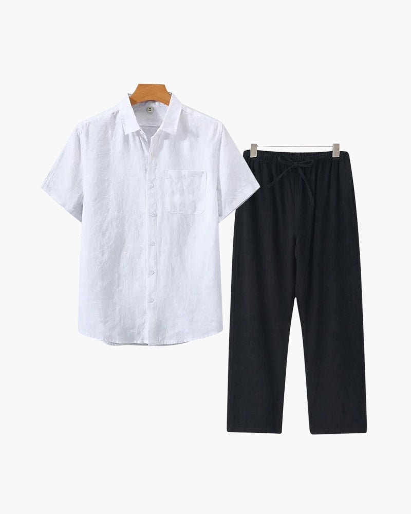 Old Money Linen Combo (Shortsleeve) - Belfaire & Co.