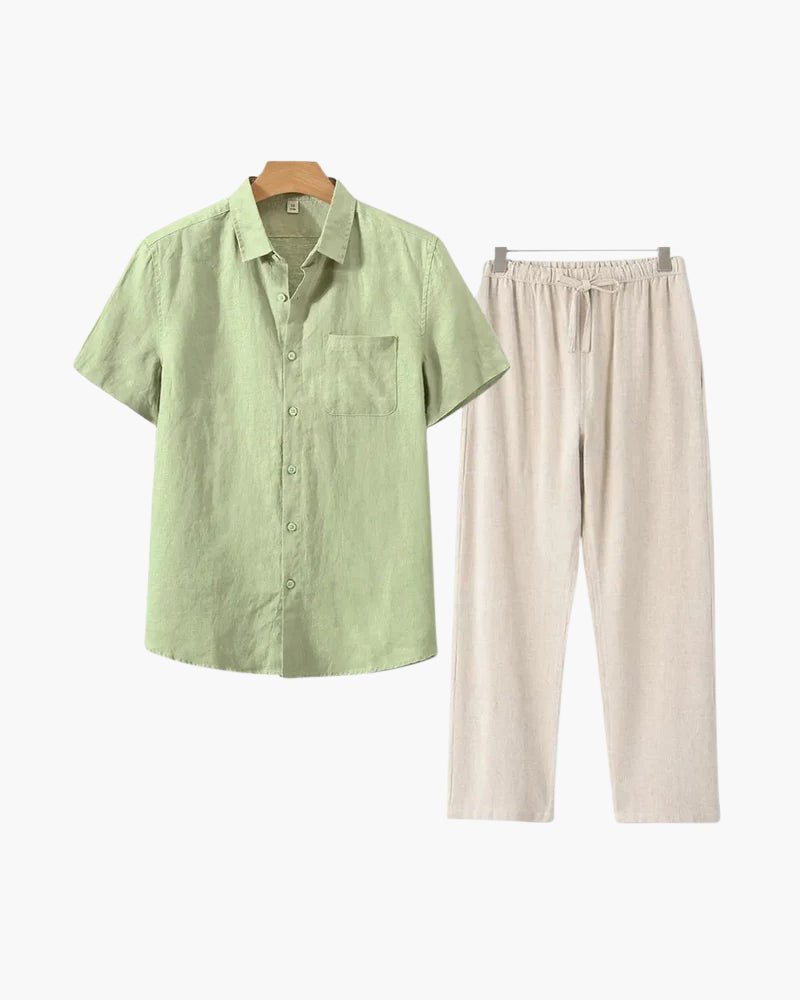 Old Money Linen Combo (Shortsleeve) - Belfaire & Co.