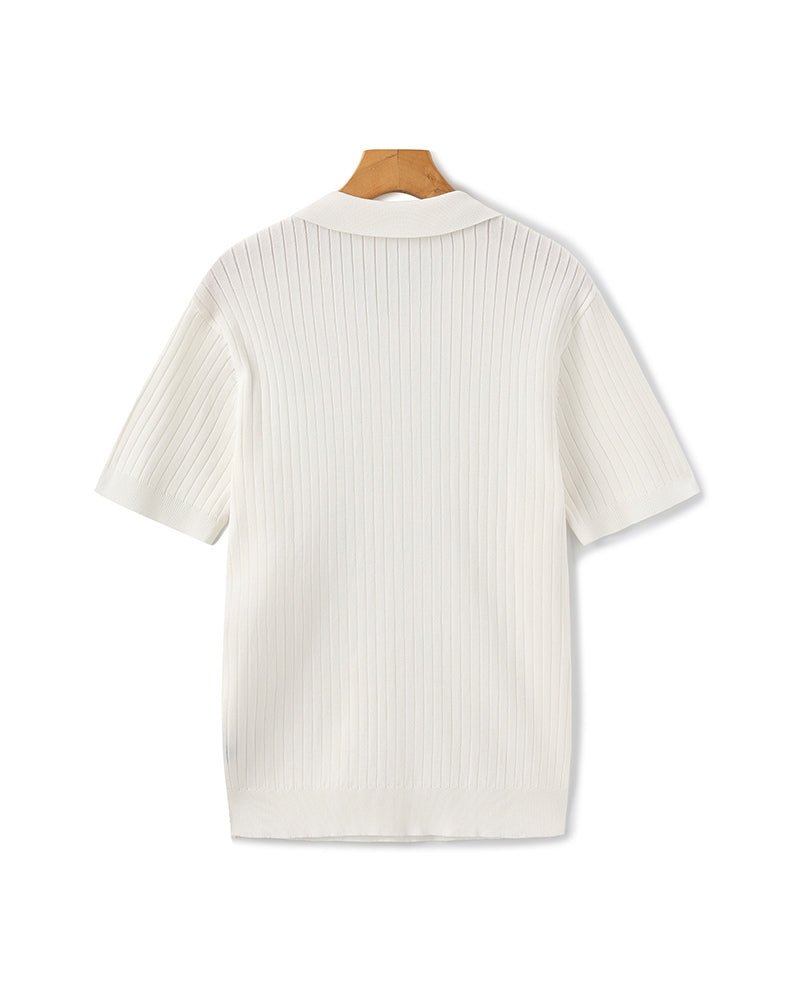 Premium Ribbed Polo - Belfaire & Co.