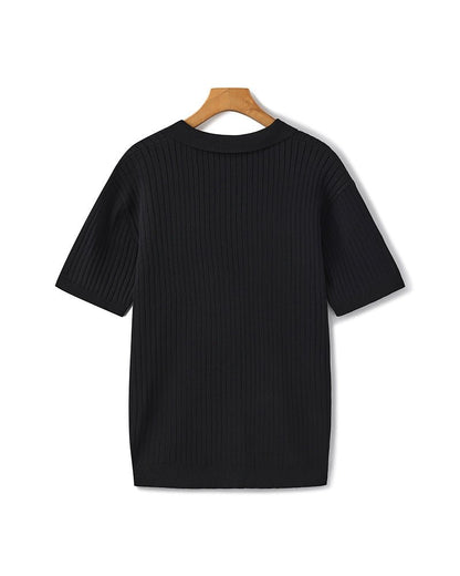 Premium Ribbed Polo - Belfaire & Co.