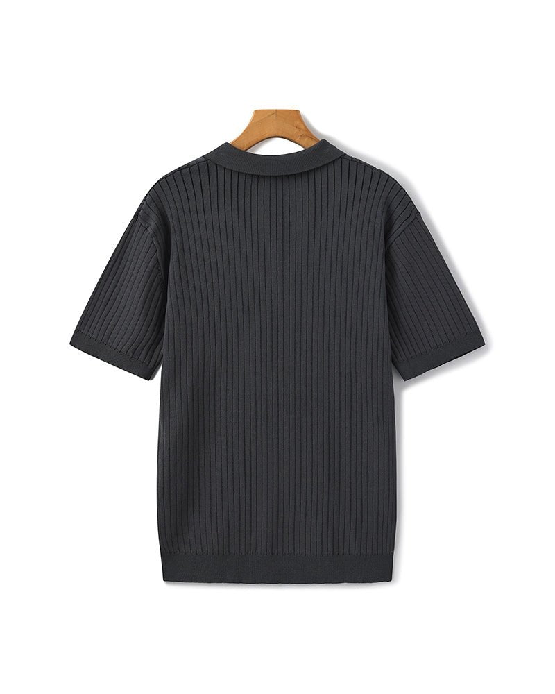 Premium Ribbed Polo - Belfaire & Co.