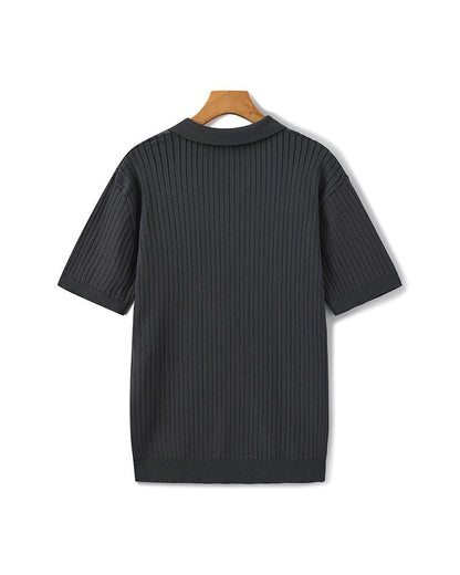 Premium Ribbed Polo - Belfaire & Co.