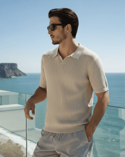 Premium Ribbed Polo - Belfaire & Co.