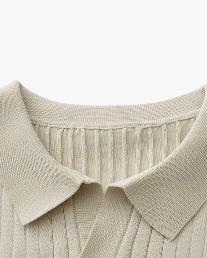 Premium Ribbed Polo - Belfaire & Co.