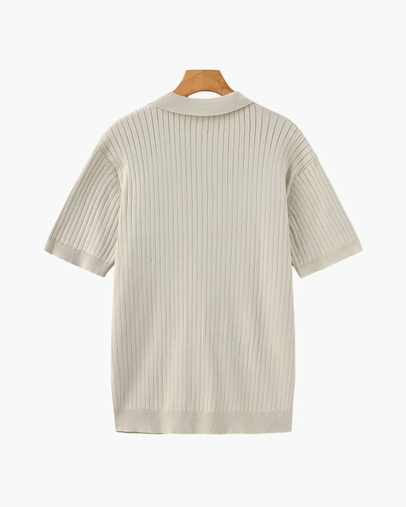 Premium Ribbed Polo - Belfaire & Co.