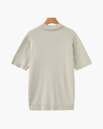 Premium Ribbed Polo - Belfaire & Co.