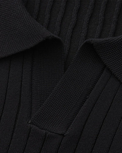 Premium Ribbed Polo - Belfaire & Co.